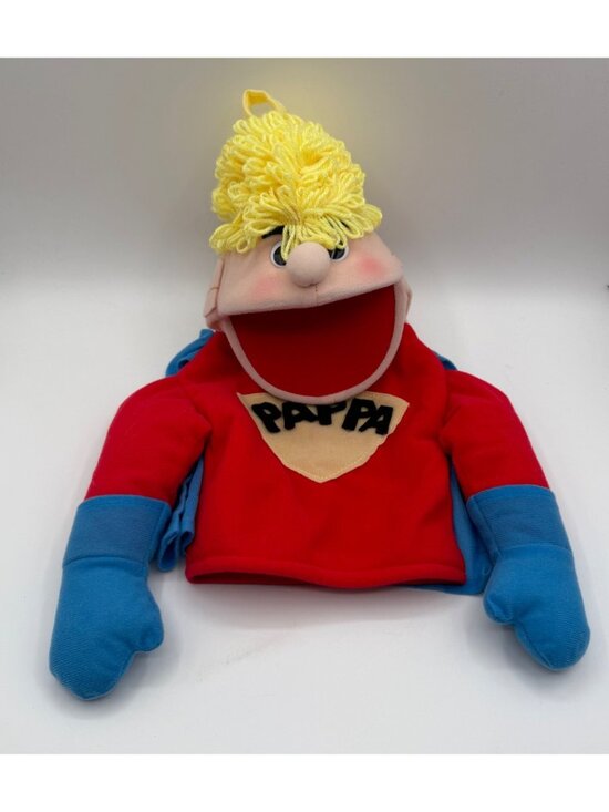 Puppet Partners Other - Get Ready Kids Puppet Partners Hero Caucasian Blonde 16" Hand Puppet